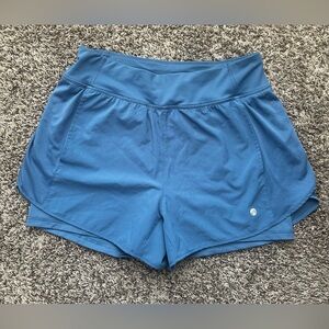 Apana Blue Athletic Work Out Running Shorts Women’s Medium